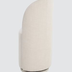 Deona Contemporary Modern Chair with Off White Colour - Image 6
