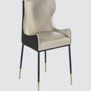 Monaco Elegance Contemporary Dining Chair in Grey Colour - Image 3