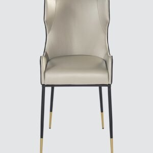 Monaco Elegance Contemporary Dining Chair in Grey Colour - Image 4