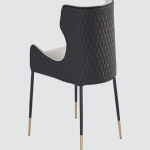Monaco Elegance Contemporary Dining Chair in Grey Colour - Image 6